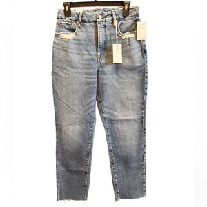 NWT INDIGO116 Good Vintage Good American Jeans